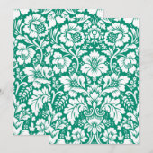 ダマスクパターン10 サンキューカード (正面/裏面)