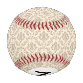 ダマスクパターン3 野球ボール (裏面)