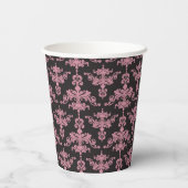 ダマスクパターン5 紙コップ (裏面)