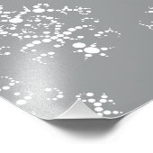 ダマスクパターン、グレーダマスク、ダフランスのマスク フォトプリント (角)