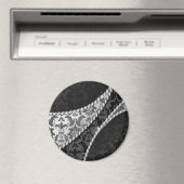 ダマスクパターン、グレーダマスク、ダフランスのマスク マグネット (インサイチュ (食洗機))