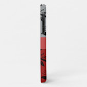 ダマスクパターン,グレーダマスク,レッドダマスク,あなたの名前 Case-Mate iPhoneケース (裏面/左)