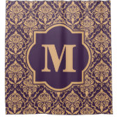 ダマスクパターン シャワーカーテン (正面)