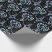 ダマスクパターン ラッピングペーパー (角)