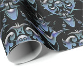 ダマスクパターン ラッピングペーパー (ロールコーナー)
