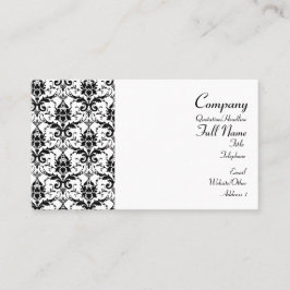 ダマスクパター包まれたン名刺 名刺