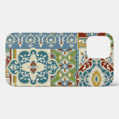 ダマスクパッチワークカラフル:トルコヴィンテージ。 Case-Mate iPhoneケース (裏面 (横))