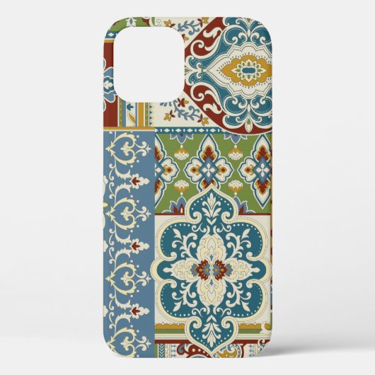 ダマスクパッチワークカラフル:トルコヴィンテージ。 Case-Mate iPhoneケース (裏面)