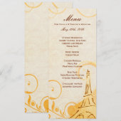 ダマスクパリジェンヌ – マーマレード&秋スパイスメニュー メニュー (正面/裏面)