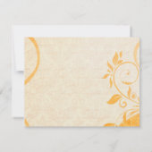 ダマスクパリジェンヌ – マーマレード&秋スパイスRSVP 出欠カード (裏面)