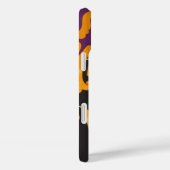 ダマスクパーソナライズされたスクロール作業金ゴールドアクセント Case-Mate iPhoneケース (裏面 / 右)