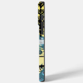 ダマスクパーソナライズされたピーコックバードケージミュージカルノート Case-Mate iPhoneケース (裏面 / 左)