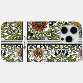 ダマスクパーソナライズされたiPhoneあなたが色を選択 Case-Mate iPhoneケース (裏面 (横))