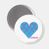 ダマスクパープルアクア3 マグネット (正面/裏面)