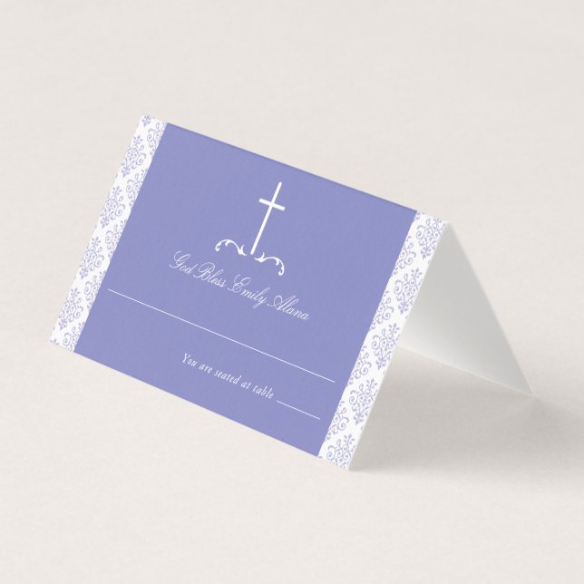 ダマスクパープルファースト聖教クロス (正面)