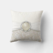 ダマスクパール結婚ズ記念日装飾用クッション クッション (裏面)