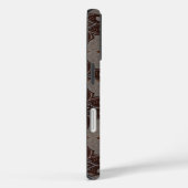 ダマスクビクトリアンブラウン銅パターン Case-Mate iPhoneケース (裏面 / 右)