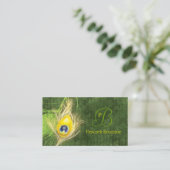 ダマスクピーコックフェザープロフェッショナル 名刺 (スタンド正面)