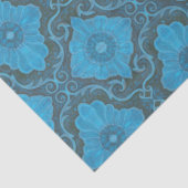 ダマスクフラワーコーンフラワーBヴィンテージフローラルパターン 薄葉紙 (詳細)