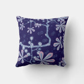 ダマスクフロストフラワー装飾用クッション クッション (裏面)