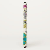 ダマスクフローラルパターンプラムターコイズ Case-Mate iPhoneケース (裏面/右)