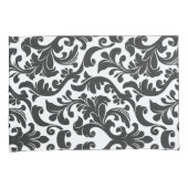 ダマスクブラック 枕カバー (正面右)