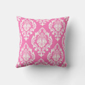 ダマスクペルシャピンク装飾用クッション クッション (裏面)