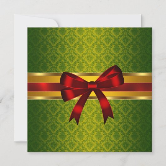 ダマスクホリデー招待状 招待状 (正面)