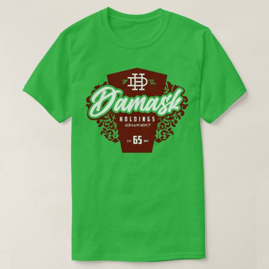 ダマスクホールディングス Tシャツ (デザイン正面)