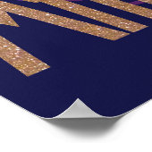 ダマスクマルディグラスマスクポスター ポスター (角)