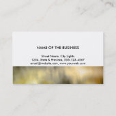 ダマスクマンダラウォーターカラー金ゴールドエレガント作家 名刺 (裏面)