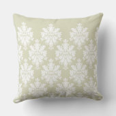 ダマスクモダンパターン枕タン3 - CH9 クッション (裏面)