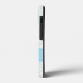 ダマスクライトブルー&クリームケース Case-Mate iPhoneケース (裏面 / 左)