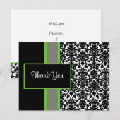 ダマスクライムサンキューカード ポストカード (正面/裏面)