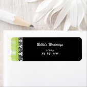 ダマスクライム差出人住所ラベル ラベル (インサイチュ)