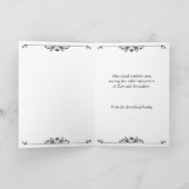 ダマスクレース効果ユダヤ人の哀悼悔やみや弔慰 カード (内部)