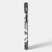 ダマスクヴェイラバロック様式モノグラム Case-Mate iPhoneケース (裏面 / 左)