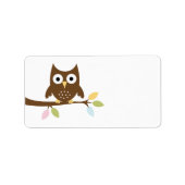 ダマスク住所 シール (正面)