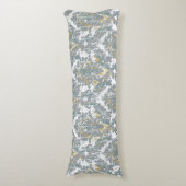 ダマスク動揺してパターン ボディピロー (正面縦)