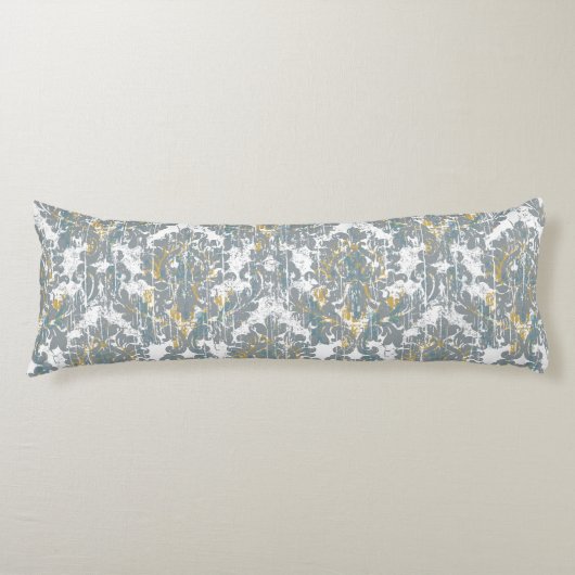 ダマスク動揺してパターン ボディピロー (正面)