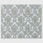 ダマスク動揺してパターン ラッピングペーパー (フラット)