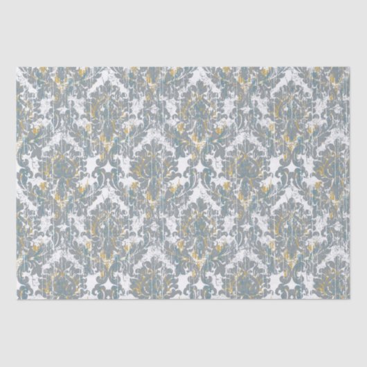 ダマスク動揺してパターン 薄葉紙 (正面)