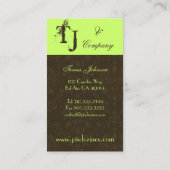 ダマスク名刺+アーバンダッシュ 名刺 (裏面)