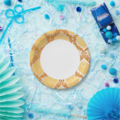 ダマスク壁紙5 ペーパープレート (パーティー)