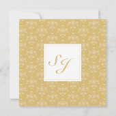 ダマスク広場 50周年招待状 招待状 (裏面)