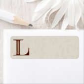 ダマスク文字L – 赤 ラベル (インサイチュ)