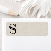 ダマスク文字S – 黒 ラベル (インサイチュ)