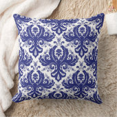 ダマスク模様 クッション (ブランケット)