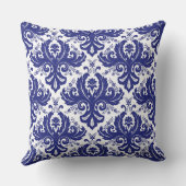 ダマスク模様 クッション (裏面)