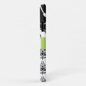 ダマスク模様，白黒ダマスク，モノグラム Case-Mate iPhoneケース (裏面/右)